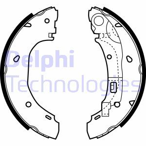 LS1925 Комплект тормозных колодок DELPHI - Top1autovaruosad