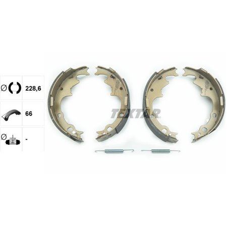 91056500 Brake Shoe Set TEXTAR