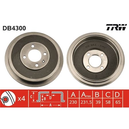 DB4300 Bromstrumma TRW