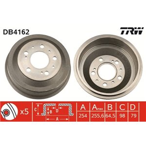 DB4162  Piduritrummel TRW 