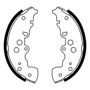 C08023ABE Brake Shoe Set ABE - Top1autovaruosad