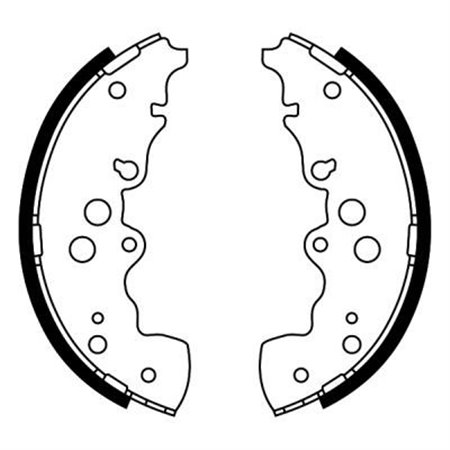 C08023ABE Brake Shoe Set ABE