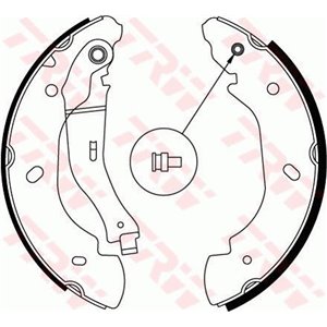 GS8689 Brake Shoe Set TRW - Top1autovaruosad