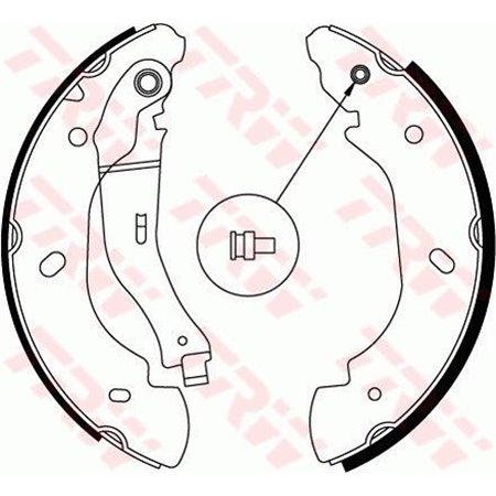 GS8689 Brake Shoe Set TRW