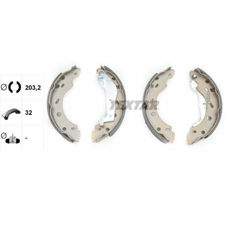 91057400 Brake Shoe Set TEXTAR