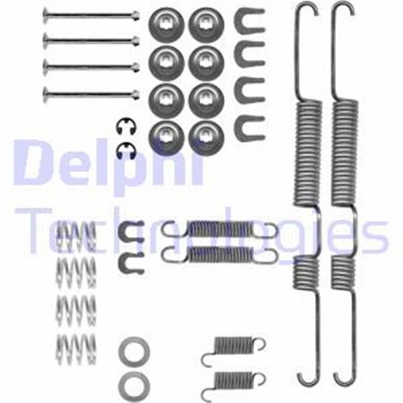 LY1191 Комплектующие, тормозная колодка DELPHI