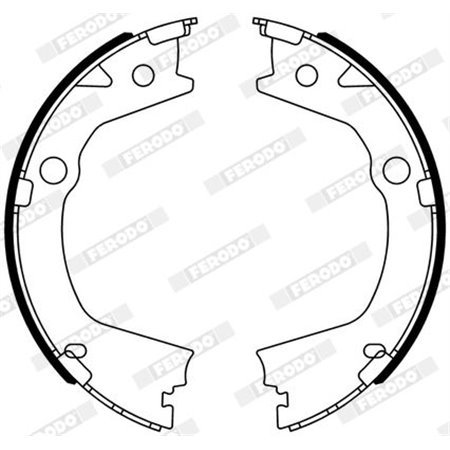 FSB4318 Brake Shoe Set FERODO