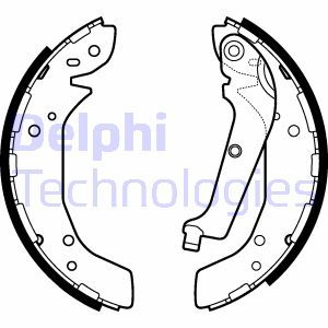 LS2117 Brake Shoe Set DELPHI - Top1autovaruosad