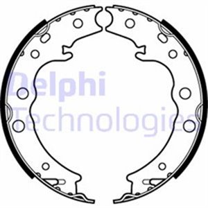 LS2125 Комплект тормозных колодок, барабанный тормоз DELPHI     