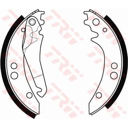 GS8434 Brake Shoe Set TRW