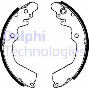 LS1643 Brake Shoe Set DELPHI - Top1autovaruosad