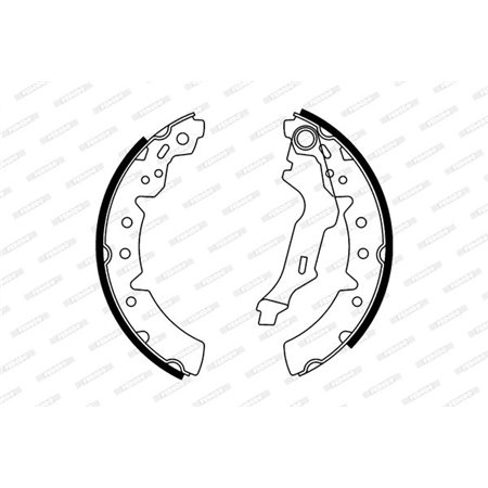 FSB591  Brake shoe FERODO 