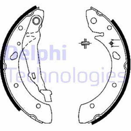 LS1843  Brake shoe DELPHI 