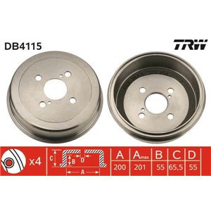 DB4115  Piduritrummel TRW 