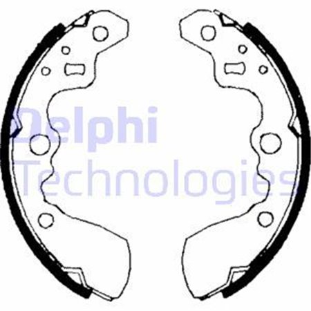 LS1710 Brake Shoe Set DELPHI