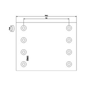 19902 1800 0 5 T090  Brake lining TEXTAR 