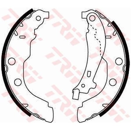 GS8617 Brake Shoe Set TRW