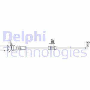 LZ0307 Сигнализатор, износ тормозных колодок DELPHI - Top1autovaruosad