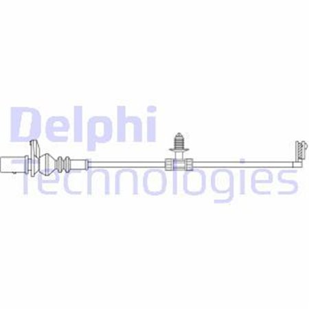 LZ0307 Сигнализатор, износ тормозных колодок DELPHI