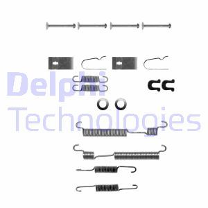 LY1056 Комплект принадлежностей, тормозные колодки DELPHI     