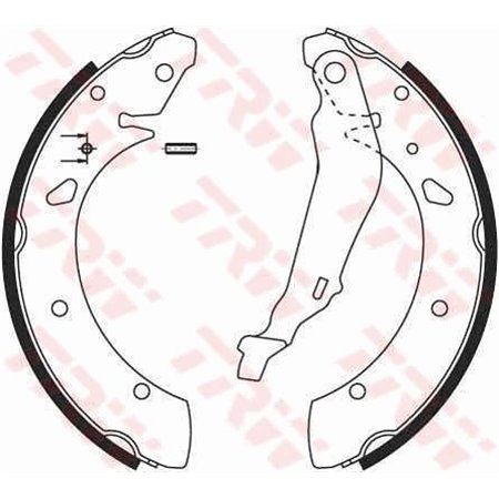 GS8640  Brake shoe TRW 