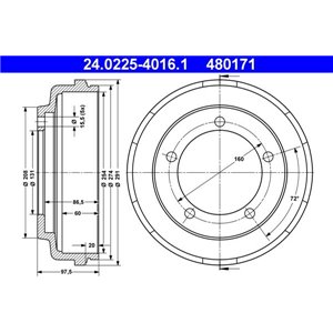 24.0225-4016.1  Piduritrummel ATE 