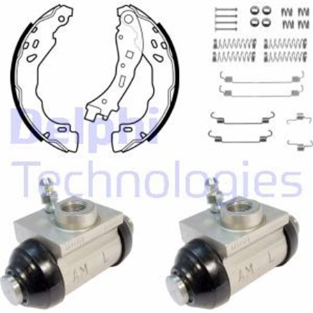 KP1146 Комплект тормозных колодок DELPHI