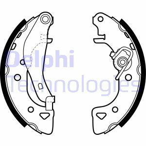 LS1976 Piduriklotside komplekt DELPHI - Top1autovaruosad