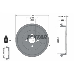 94040900  Piduritrummel TEXTAR 