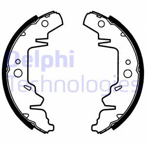 LS1814 Комплект тормозных колодок, барабанный тормоз DELPHI     