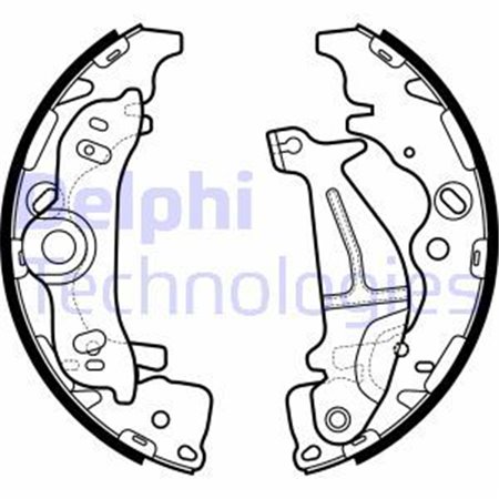 LS2138 Brake Shoe Set DELPHI