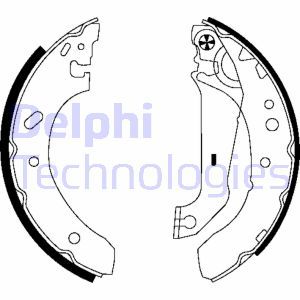 LS1783 Brake Shoe Set DELPHI - Top1autovaruosad