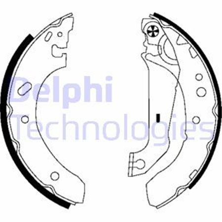 LS1783 Piduriklotside komplekt DELPHI