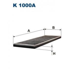 FILTRON K 1000A - Hyttfilter med aktivt k - Top1autovaruosad
