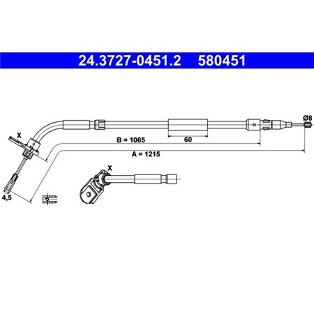 24.3727-0451.2 Tross,seisupidur ATE