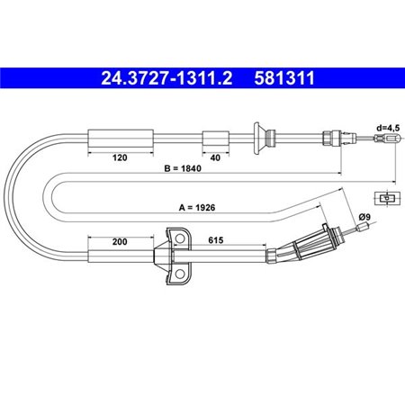 24.3727-1311.2 Tross,seisupidur ATE