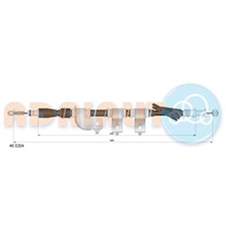 46.0204 Cable Pull, parking brake ADRIAUTO