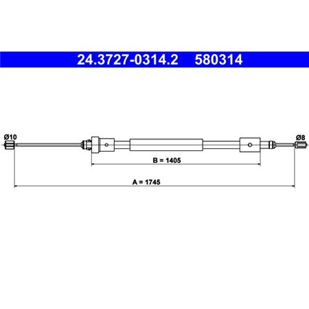 24.3727-0314.2 Tross,seisupidur ATE