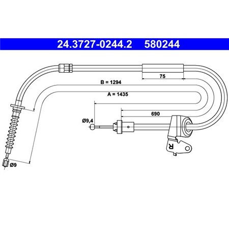 24.3727-0244.2 Tross,seisupidur ATE