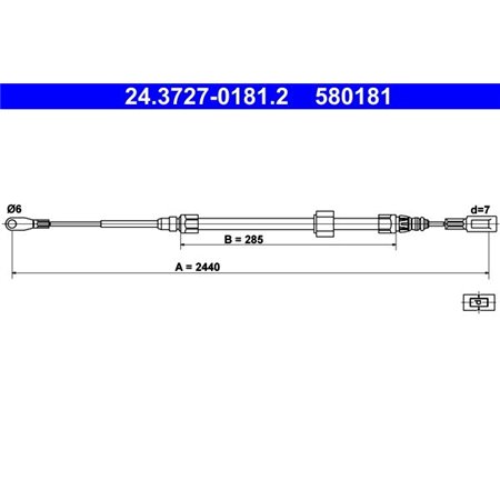 24.3727-0181.2 Tross,seisupidur ATE