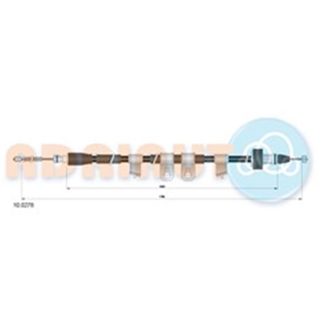 10.0278 Cable Pull, parking brake ADRIAUTO