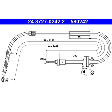 24.3727-0242.2 Tross,seisupidur ATE