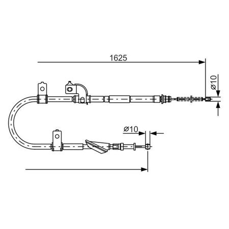 1 987 482 081 Tross,seisupidur BOSCH