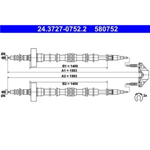 24.3727-0752.2 Tross,seisupidur ATE - Top1autovaruosad