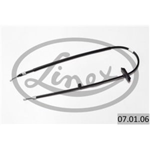 LIN07 01 06  Handbrake cable LINEX  - Top1autovaruosad