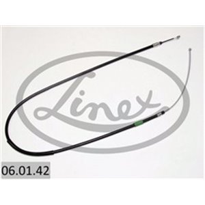 LIN06 01 42  Handbrake cable LINEX  - Top1autovaruosad