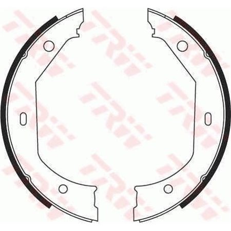 GS8656 Brake Shoe Set, parking brake TRW