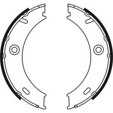 CRM003ABE Brake Shoe Set, parking brake ABE