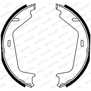 FSB4130 Jarrukenkäsarja, seisontajarru FERODO - Top1autovaruosad