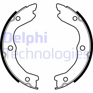 LS2038 Brake Shoe Set, parking brake DELPHI - Top1autovaruosad